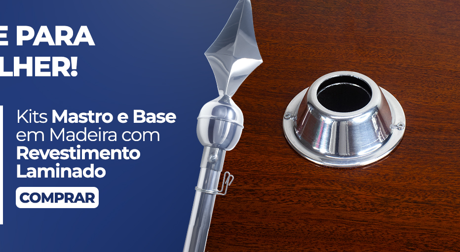 Base de Madeira + Mastro